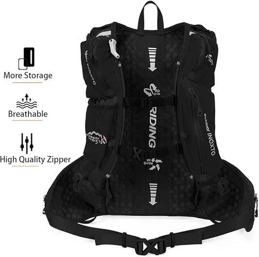 INOXTO Hydration Pack Backpack ,Water Backpack with 2L Leakproof Water Bladder, Running Hydration Vest for Man, Daypack for Cycling Motocross Climbing Trail Running