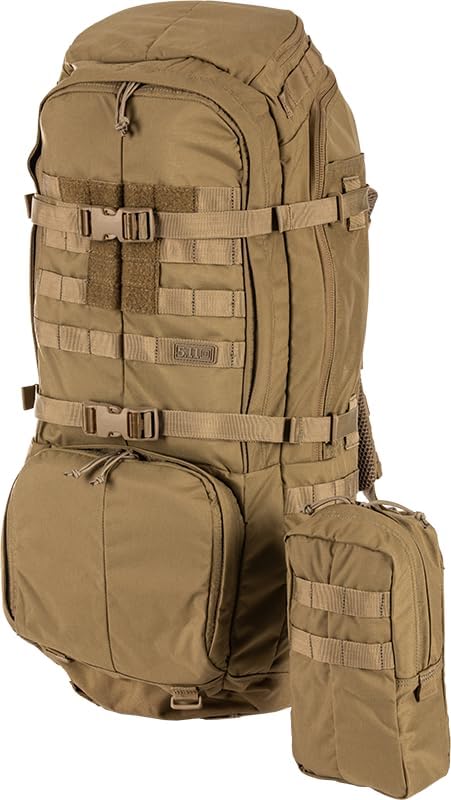 5.11 Tactical Unisex Rush 100 Backpack, 60L Storage Capacity, Convertible, Style 56555ABR
