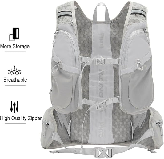INOXTO Hydration Pack Backpack ,Water Backpack with 2L Leakproof Water Bladder, Running Hydration Vest for Man, Daypack for Cycling Motocross Climbing Trail Running