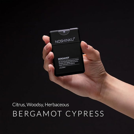 Noshinku - Refillable Hand Sanitizer Discovery 3-Pack, Travel Size Spray with Hydrating Botanical Oils, Natural Ingredients, All Natural Fragrances, Sugarcane Derived Alcohol, No Parabens, No Dyes