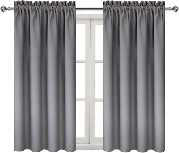 DWCN Blackout Curtains Room Darkening Thermal Insulated Bedroom Curtains Window - Image 9
