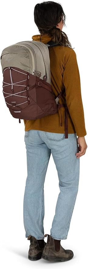 Osprey Quasar 26L Commuter Backpack, Pashmina/Tan Concrete
