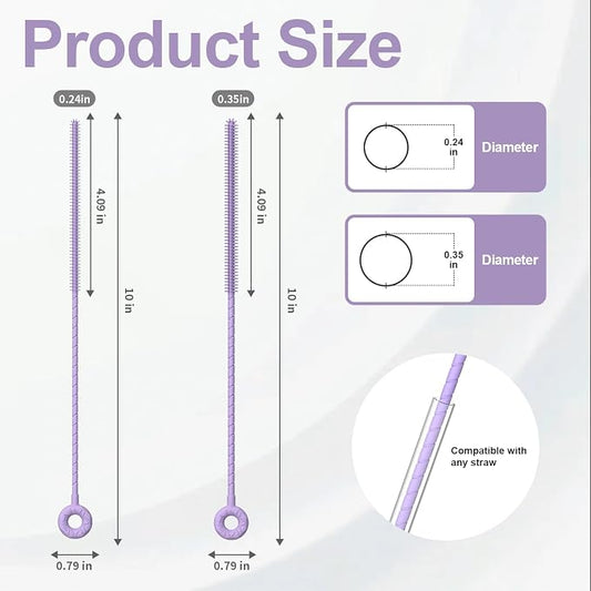 YOTIME Silicone Straw Cleaner Brush - Image 2