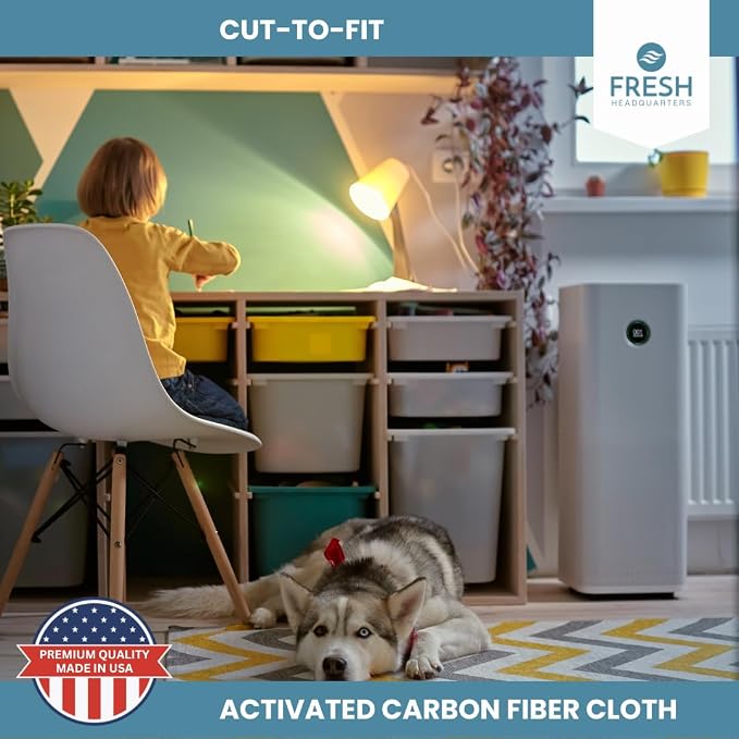 Fresh Headquarters 2Pack Cut‑to‑Fit Activated Carbon Pre‑Filter Rolls – - Image 9