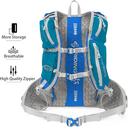 INOXTO Hydration Pack Backpack ,Water Backpack with 2L Leakproof Water Bladder, Running Hydration Vest for Man, Daypack for Cycling Motocross Climbing Trail Running