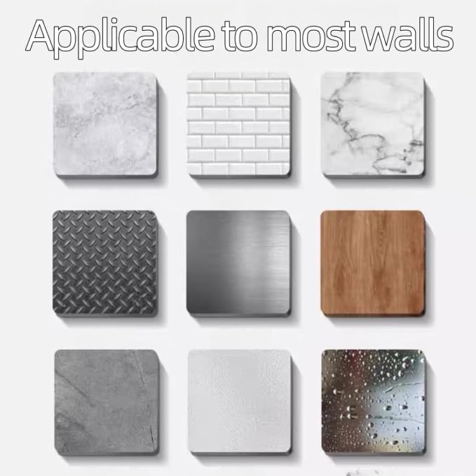 Adhesive Wall Hooks for Hanging Heavy Duty 50 lbs Large Hooks for Walls No - Image 9