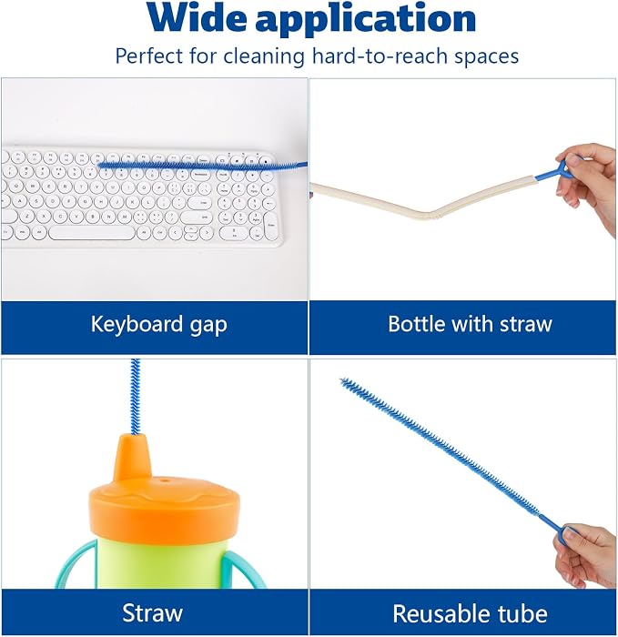 6pcs 12.4in Extra Long Straw Brushes - Image 7
