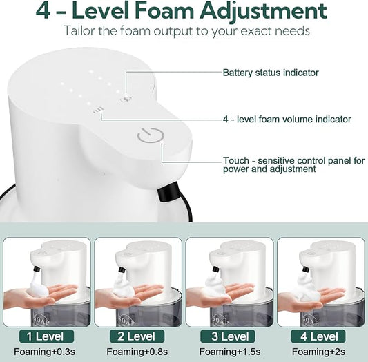 2 Pack Automatic Soap Dispenser, Touchless Automatic Foaming Soap Dispenser - Image 2