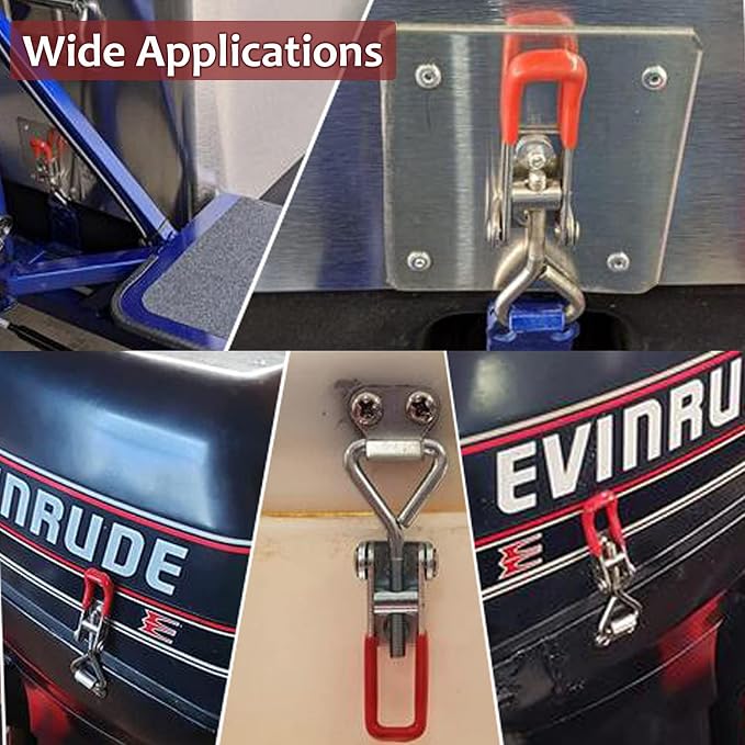 CUKAYO 4pcs Toggle Latch Clamp, 304 Stainless Steel Pull Hasp Latches, Quick - Image 6