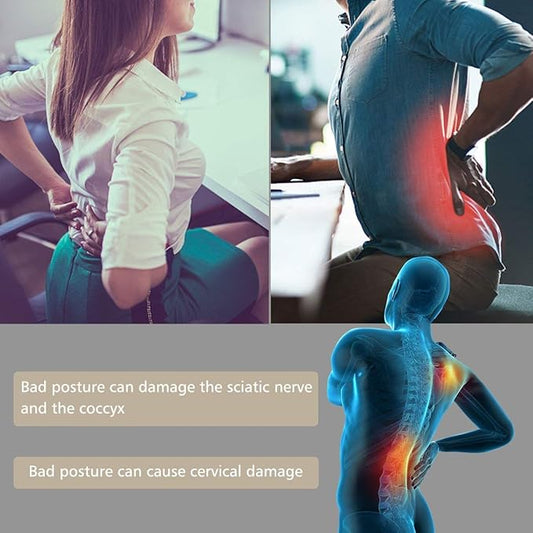 Inflatable Travel Air Pillow for Sleeping to Avoid Neck and Shoulder Pain, Comfortably Support Head and Lumbar, Used for Airplane, Car, Bus and Office (Grey)