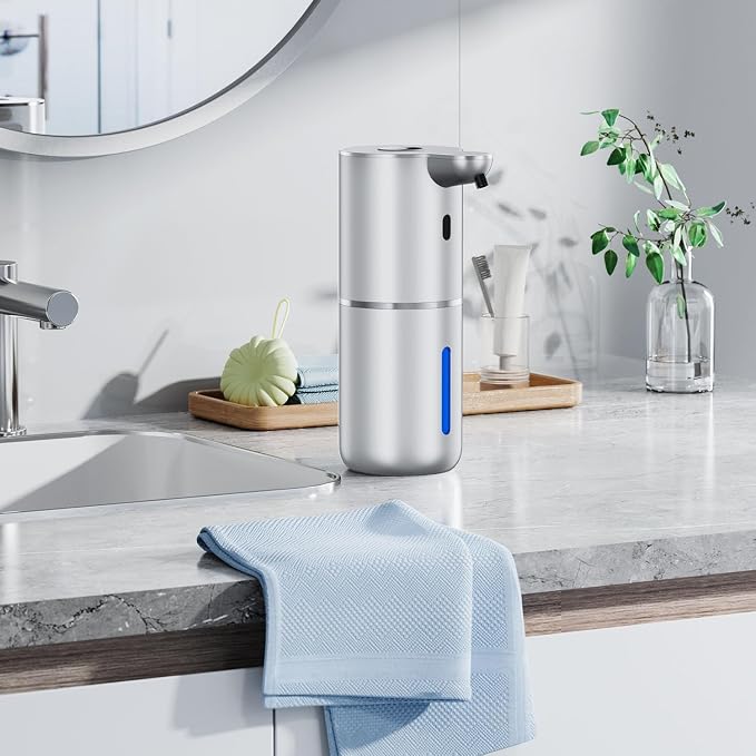 Automatic Foaming Soap Dispenser Touchless, Rechargeable Electric Hand & Dish - Image 9