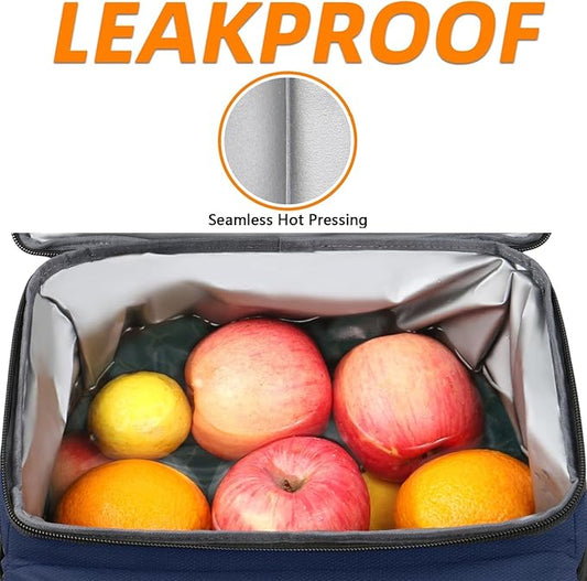 MATEIN Cooler Backpack, 26 Cans Insulated Lunch Backpack for Men Women, Leakproof Double Layer Lunch Cooler Bag Lightweight Soft Lunch Backpack with Cooler Compartment, Beach Camping Hiking Beer Gifts