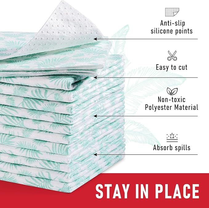 Cooyes Absorbent Refrigerator Liners, Non Slip Shelf Liner - Image 7