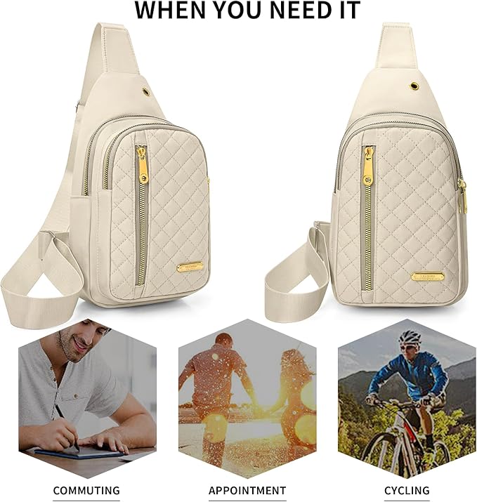 Small Sling Bag For Women Men Casual Crossbody Sling Backpack