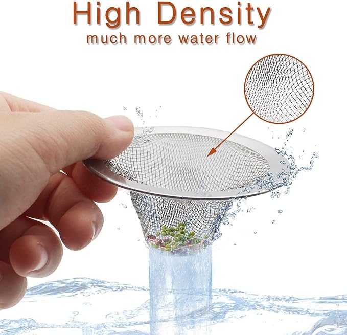 Heavy Duty Stainless Steel Slop Basket Filter Trap Mesh Metal Sink Strainer - Image 7