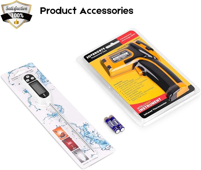 Infrared Thermometer Non-Contact Digital Laser Temperature Gun -58℉~1112℉ - Image 8