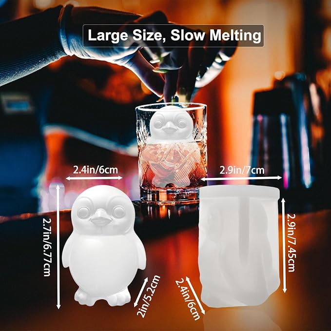 3D Penguin Ice Cube Silicone Molds Tray - Image 7