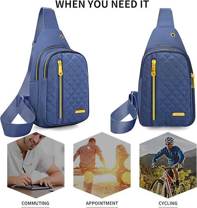 Small Sling Bag For Women Men Casual Crossbody Sling Backpack