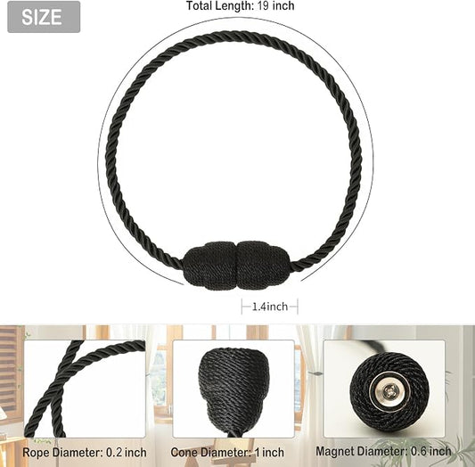 Magnetic Curtain Tiebacks - Image 2