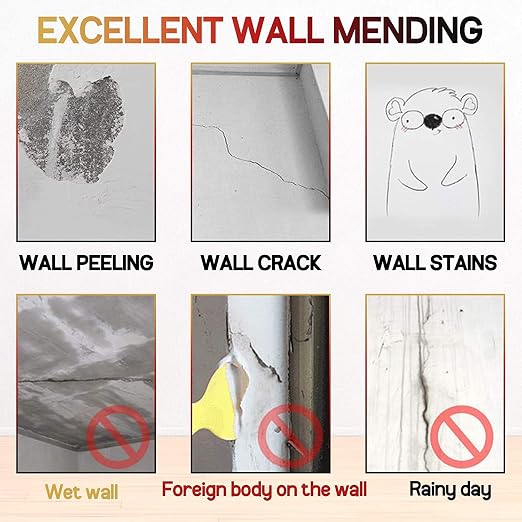 Drywall Patch Repair Kit with Scraper, Wall Spackle Repair Paste, Wall Mending - Image 6