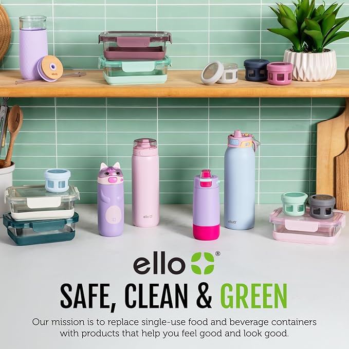 Ello Plastic 3.7 Cup Meal Prep Set 10 Pc, 5 Pack Set - Image 3