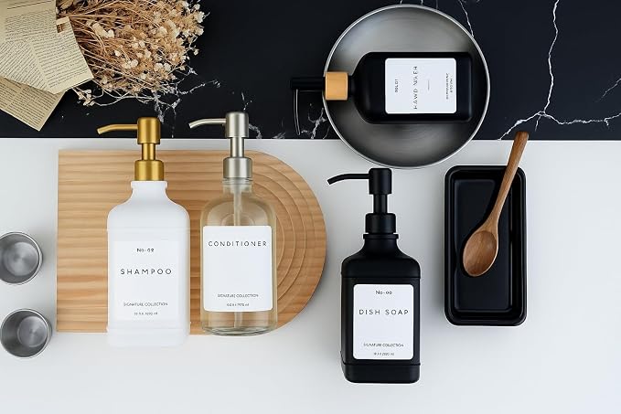 Emerson Essentials Soap Dispenser, Dish Soap Dispenser, Soap Bottle Farmhouse - Image 6