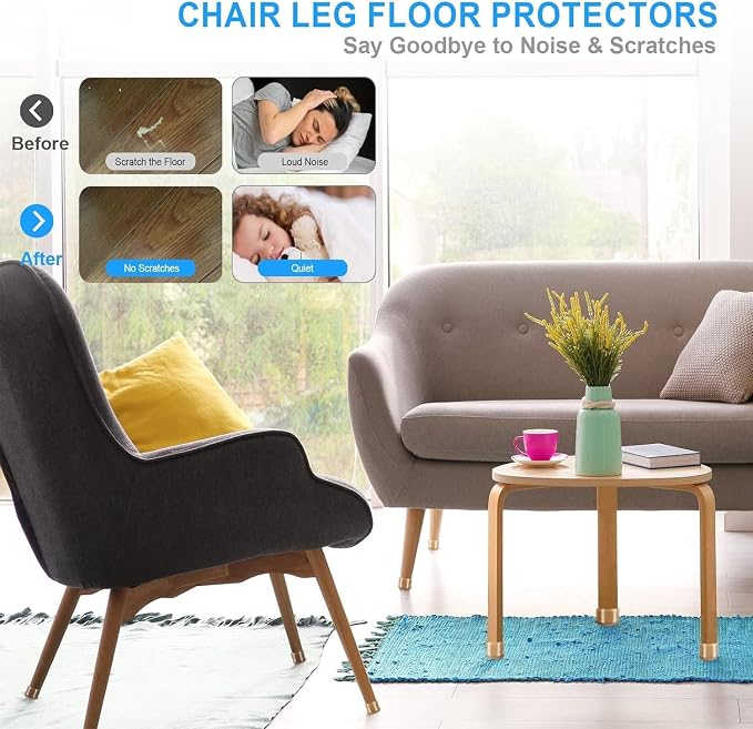 20 Pcs Chair Leg Floor Protectors - Image 6