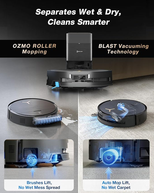 ECOVACS DEEBOT X9 PRO Omni Robot Vacuum and Mop, 600Pa Blast Suction, OZMO - Image 2
