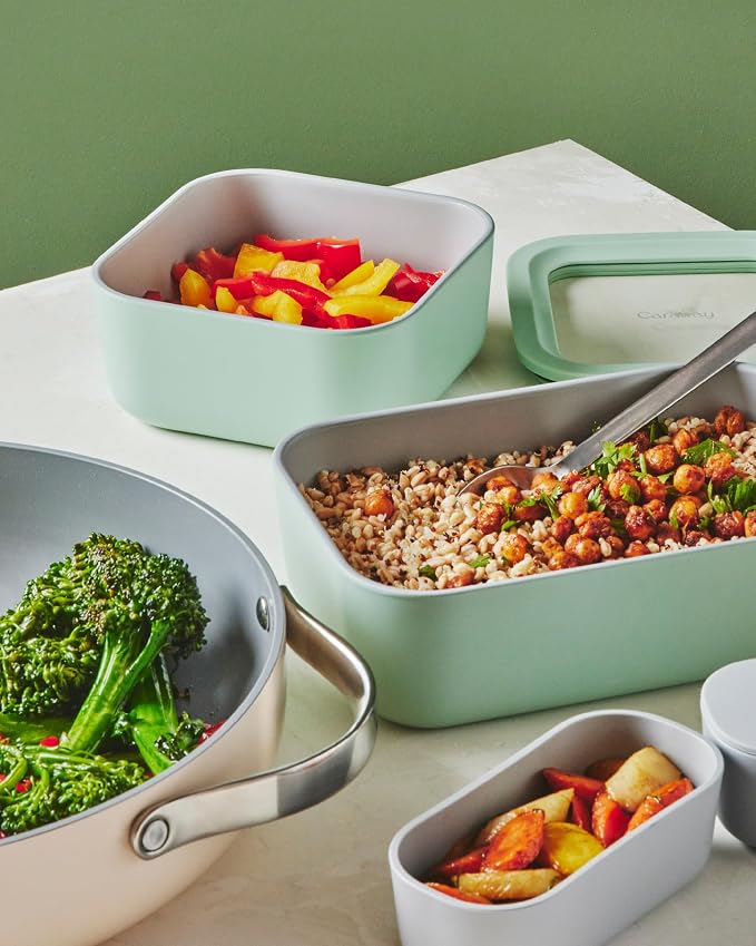 Caraway 2pc Glass Food Storage Set - Image 6