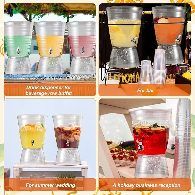 Tioncy 5 Pcs Acrylic Beverage Dispenser - Image 6