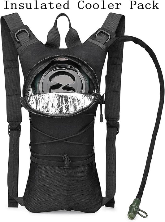 ATBP Running Hydration Vest Pack Thermal Insulation 3L TPU Water Bladder Tactical Backpack Bag for Cycling Hiking Daypack Men & Women