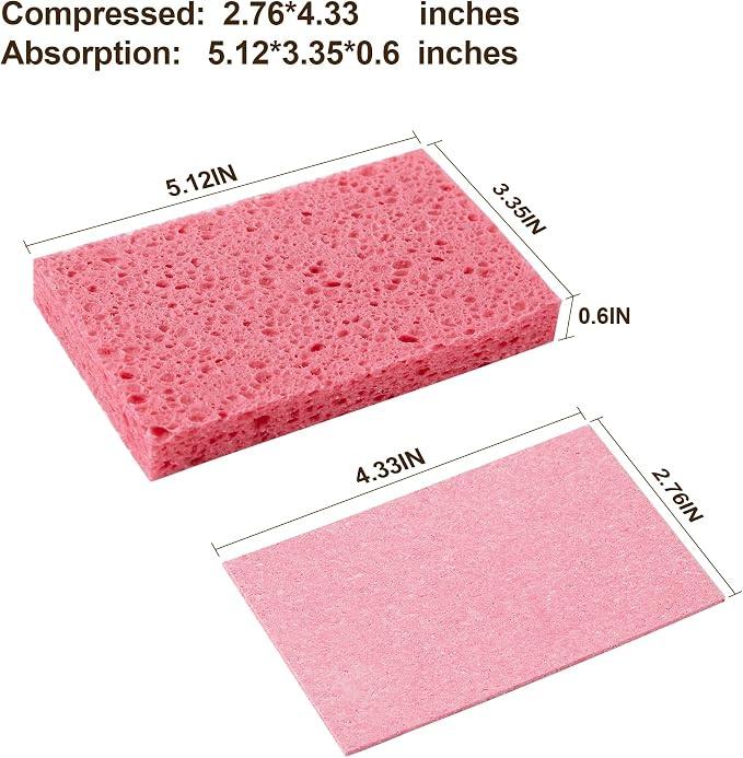 JOYMOOP Dish Sponge Scrubber, Cellulose Sponges Kitchen - Image 9