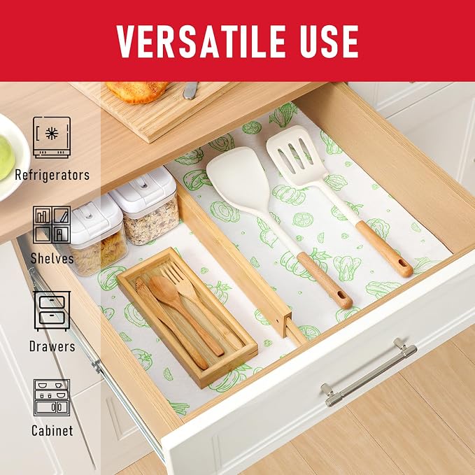 Cooyes 6 Pack Refrigerator Shelf Liners - Image 6