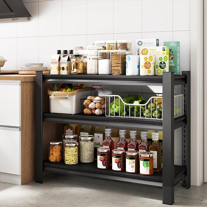 40" W Garage Shelving Heavy Duty,1500LBS Loads Adjustable Garage Storage Shelves - Image 6