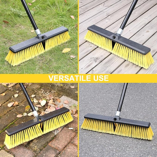 KeFanta 18 Inches Push Broom Outdoor- Heavy Duty Broom - Image 2