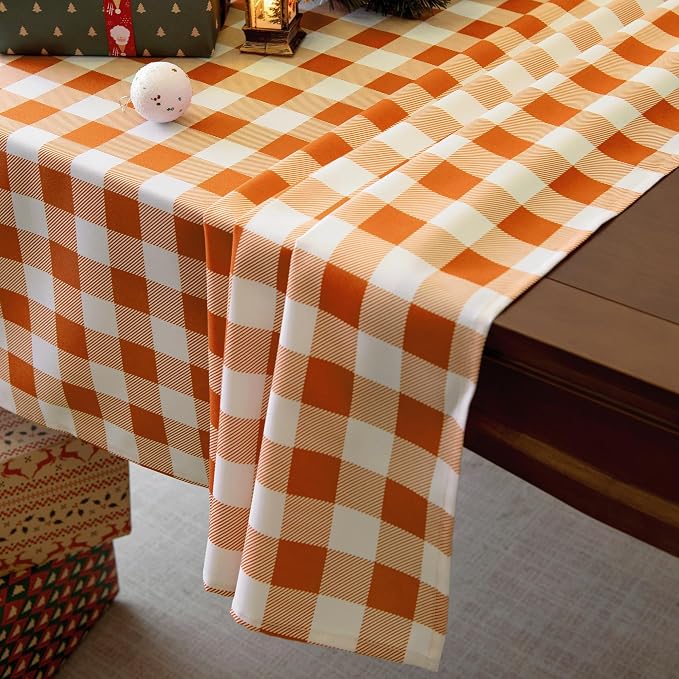 Waterproof Plaid Tablecloth Fabric - Image 7