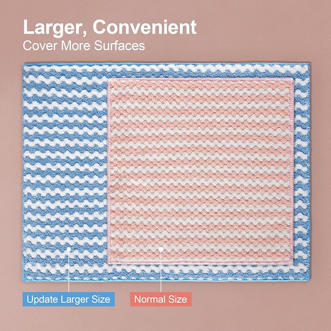 JOYMOOP Microfiber Cleaning Cloth, Mixed Color Towels - Image 9