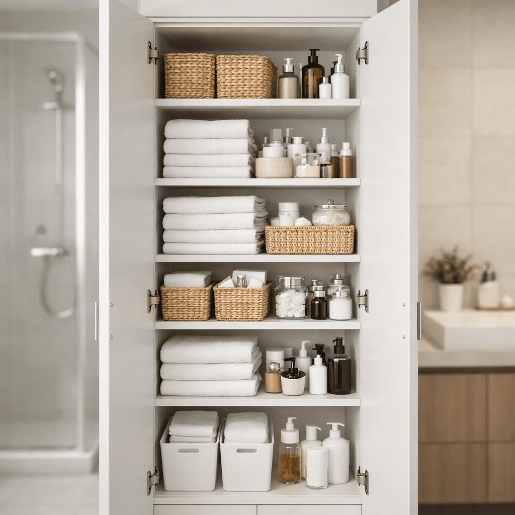 8 Simple Ways to Make Your Bathroom Feel More Organized