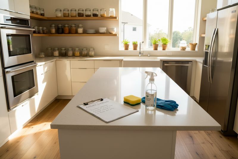 Kitchen Cleaning Checklist: Simple Ways to Keep Your Kitchen Spotless