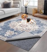 Non-Slip Rug Pads 1/4” Thick, 4x6Ft Waterproof Rugs Non Skid Rug Pad by TUOTPE