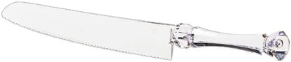 PARTY BARGAINS 8 Pack Clear Disposable Plastic Bread Knives – Heavy Duty - Image 2