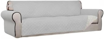 PureFit Reversible Quilted Sofa Cover, Water Resistant Slipcover Furniture - Image 8