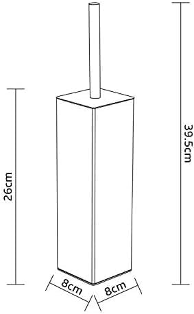 Gold Square Stainless Steel Toilet Brush - Image 6