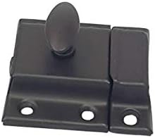 QCAA Oval Turn Cabinet Latch, for Cupboard & Other Furniture, ORB Oil Rubbed by QCAAHardware