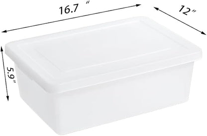 15 QuartStackable Plastic Storage Bins - Image 5