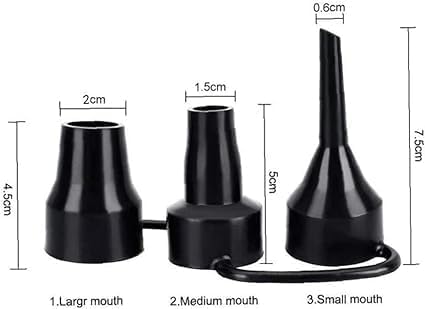3 Sizes Black Air Pump Replacement Nozzles, Inflatable Pump Nozzles Head - Image 7