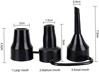3 Sizes Black Air Pump Replacement Nozzles, Inflatable Pump Nozzles Head - Image 7