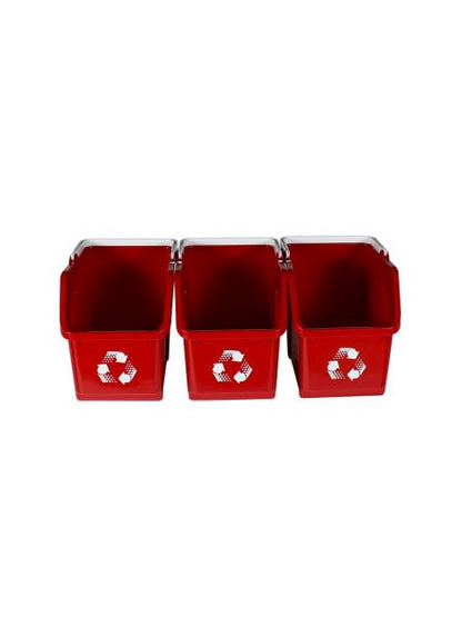 6 Gallon Stackable Recycling Bins - Image 4