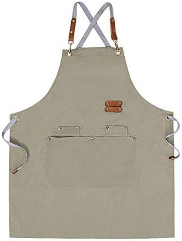 Mignongirl Chef Apron, Cross Back Apron - Image 4