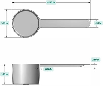 32 mL Long Handle Plastic Measuring Spoon - Image 2